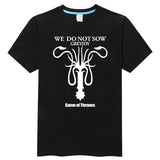 Game Of Thrones T Shirt Winter Is Coming You Know Nothing TShirt MEN