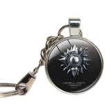 Game Of Thrones Keychain Glass Cabochon Key Ring GOT