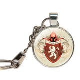 Game Of Thrones Keychain Glass Cabochon Key Ring GOT