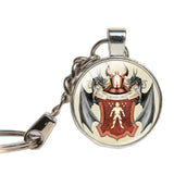 Game Of Thrones Keychain Glass Cabochon Key Ring GOT