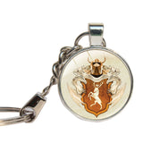 Game Of Thrones Keychain Glass Cabochon Key Ring GOT