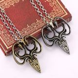 Game of Thrones Necklace Targaryen Dragon Song of Ice and