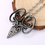 Game of Thrones Necklace Targaryen Dragon Song of Ice and
