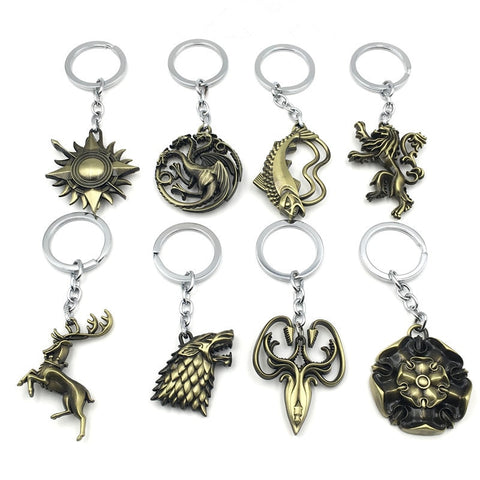 Game of Thrones Keychain House