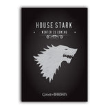 Game of Thrones Wall Art Canvas Print House Targaryen Banner Poster