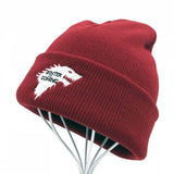 Game of Thrones Skullies Teenager Embroidered Dire Wolf Hats for Men and Women