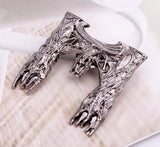 Game of Thrones Purple Dragon Brooch Pin Antique Crystal Large Female Broach Big Male Broches