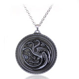 Game of Thrones Necklace House Stark Winter Is Coming Bronze