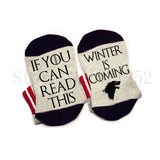 Game of thrones Socks If you can read this winter is coming socks