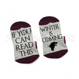 Game of thrones Socks If you can read this winter is coming socks