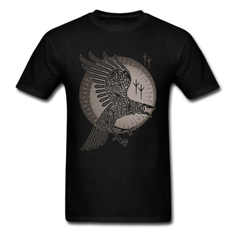 Norse Raven T-shirt Mystery Graphic T Shirt