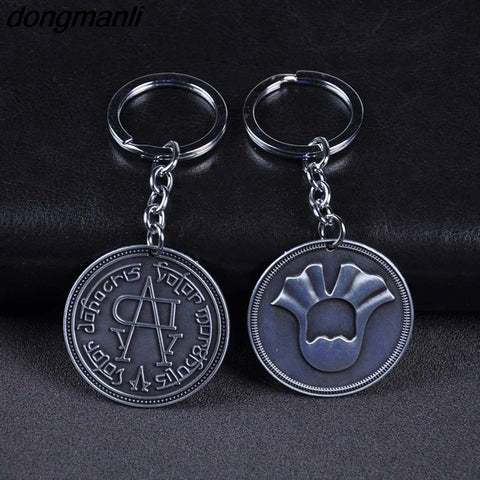 Game of Thrones coin faceless man car keychain key Ring Collection of souvenirs