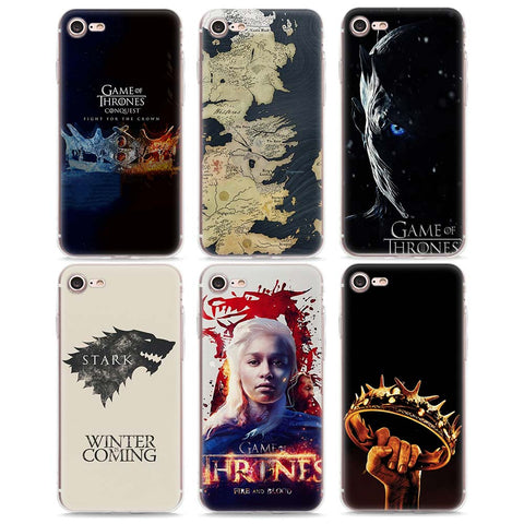 Soft TPU case Game of Throne poster Soft TPU Silicone Phone