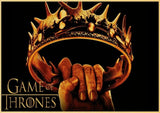 TV Show Game of Thrones Vintage Kraft Paper Poster