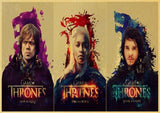TV Show Game of Thrones Vintage Kraft Paper Poster