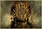 TV Show Game of Thrones Vintage Kraft Paper Poster