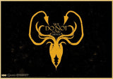 Game of Thrones Map Symbol TV Poster/Wall Decor/Kraft Paper/Bar Poster