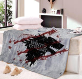 Game Of Thrones Winter Fleece soft fluffy blanket Warm Flannel Velvet