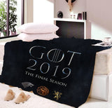 Game Of Thrones Winter Fleece soft fluffy blanket Warm Flannel Velvet