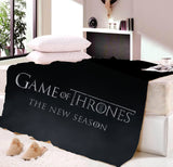 Game Of Thrones Winter Fleece soft fluffy blanket Warm Flannel Velvet
