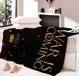 Game Of Thrones Winter Fleece soft fluffy blanket Warm Flannel Velvet
