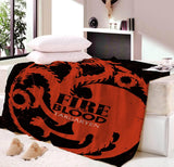 Game of Thrones Blanket Cartoon