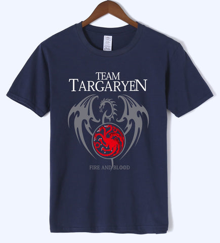 Game of Thrones Targaryen fire& blood men t-shirt extended clothing