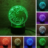 Game of Thrones  Stark Wolf 7 Colors Changing LED