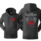 Hoody Print Game of Thrones Team Targaryen Fire & Blood Sweatshirt Kpop