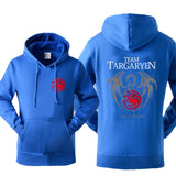 Hoody Print Game of Thrones Team Targaryen Fire & Blood Sweatshirt Kpop