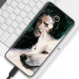 Jon snow games of thrones Silicone soft Cases
