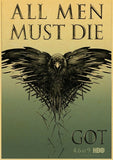Game of Thrones TV play High Quality Vintage Kraft Paper Poster