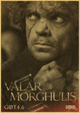 Game of Thrones TV play High Quality Vintage Kraft Paper Poster