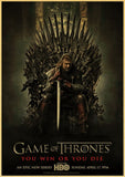 Game of Thrones TV play High Quality Vintage Kraft Paper Poster