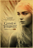 Game of Thrones TV play High Quality Vintage Kraft Paper Poster