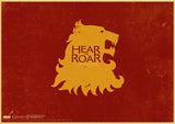 Game of Thrones TV play High Quality Vintage Kraft Paper Poster