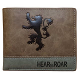Wallet Men Leather Card Holder Purse Cartoon Designer Game of Thrones