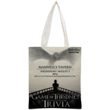 Game of Thrones  Bag Reusable Handbag Women Shoulder Foldable