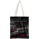 Game of Thrones  Bag Reusable Handbag Women Shoulder Foldable