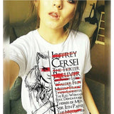 Arya Stark Kill List NOT TODAY Game of Thrones  T Shirt