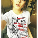 Arya Stark Kill List NOT TODAY Game of Thrones  T Shirt