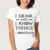 Arya Stark Kill List NOT TODAY Game of Thrones  T Shirt