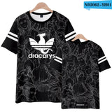 Game of Thrones Dracarys 3D/2D Fashion Printed T-shirts Women/Men