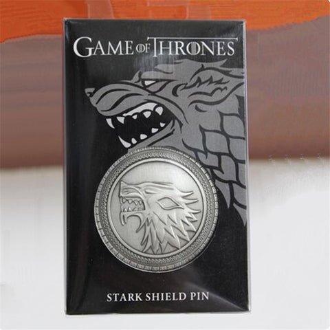 Game of Thrones Badge Brooch Song of Ice and Fire Eddard Stark