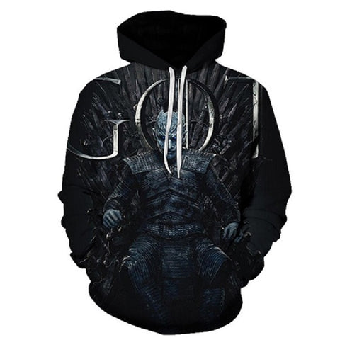 Men 2019 Night King & Dragon   Jackets Men's Sweatshirts 3D print
