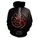 Men 2019 Night King & Dragon   Jackets Men's Sweatshirts 3D print