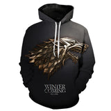 Men 2019 Night King & Dragon   Jackets Men's Sweatshirts 3D print