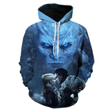 Men 2019 Night King & Dragon   Jackets Men's Sweatshirts 3D print