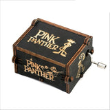 Game of Thrones Wood Music Box Pink Panther Antique Carved